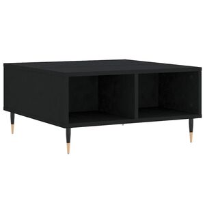 vidaXL Konferenčn&iacute; stolek čern&yacute; 60 x 60 x 30 cm kompozitn&iacute; dřevo