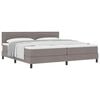 vidaXL Postel s boxspringem s pol&scaron;t&aacute;řem Taupe 200 x 200 cm textil
