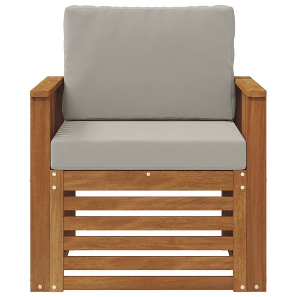 vidaXL Venkovn&iacute; pohovkov&aacute; souprava Masivn&iacute; ak&aacute;ciov&eacute; dřevo a polyester