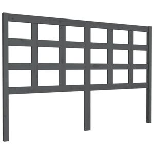 vidaXL Čelo postele &scaron;ed&eacute; 156 x 4 x 100 cm masivn&iacute; borovice