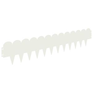 vidaXL Okraj tr&aacute;vn&iacute;ku 20 pcs 103 x 20 cm Ocel B&iacute;l&aacute;