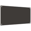 vidaXL Kuchyňská zástěna 2 pcs Tmavě šedá 100 x 50 cm tvrzené sklo