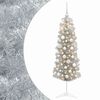 vidaXL &Scaron;t&iacute;hl&yacute; uměl&yacute; v&aacute;nočn&iacute; stromek s v&aacute;nočn&iacute;mi koulemi 150 cm 150 LED