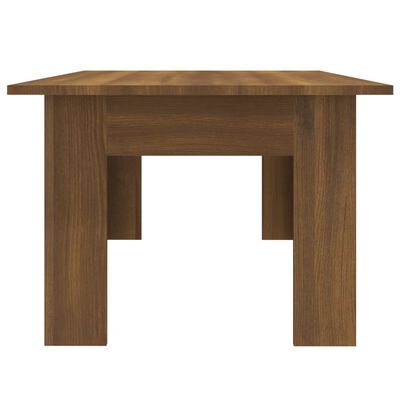 vidaXL Konferenční stolek hnědý dub 100x60x42 cm kompozitní dřevo