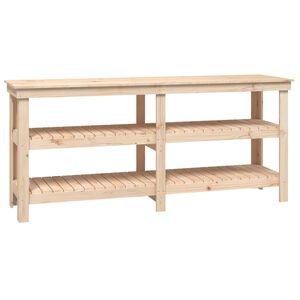 vidaXL D&iacute;lensk&yacute; stůl 181x50x80 cm masivn&iacute; borovice