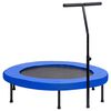 vidaXL Fitness trampol&iacute;na s rukojet&iacute; a bezpečnostn&iacute; podložkou 122 cm