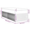 vidaXL Box spring postel s matrac&iacute; tmavě &scaron;ed&aacute; 100x200 cm samet