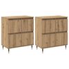 vidaXL &Uacute;ložn&aacute; skř&iacute;ňka 2 pcs Artisanov&yacute; dub 60 x 35 x 70 cm