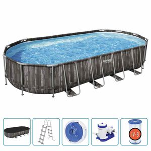Bestway Baz&eacute;n s př&iacute;slu&scaron;enstv&iacute;m ov&aacute;ln&yacute; 7,32 x 3,66 x 1,22 m