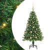 vidaXL Uměl&yacute; v&aacute;nočn&iacute; stromeček Zelen&aacute; 120 cm PVC, ocel a plast