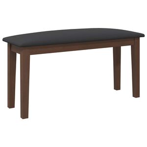 vidaXL Lavice 90 cm Hněd&aacute; masivn&iacute; dřevo Guma