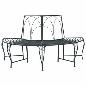 vidaXL Stromov&aacute; lavička 4-Počet m&iacute;st 160 x 80 x 89 cm Ocel