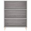 vidaXL Skř&iacute;ň highboard &scaron;ed&aacute; sonoma 69,5 x 34 x 180 cm kompozitn&iacute; dřevo