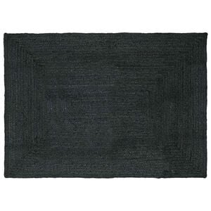 vidaXL Koberec do oblasti Tmavě &scaron;ed&aacute; 160 x 230 cm juta