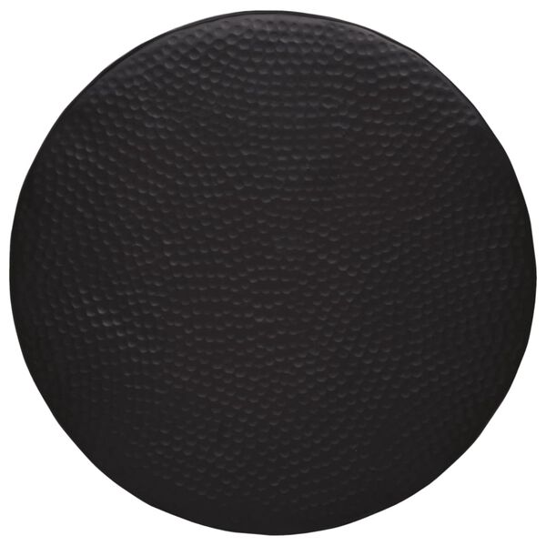 vidaXL Konferenčn&iacute; stolek kovan&yacute; hlin&iacute;k &Oslash; 50 x 30 cm čern&yacute;