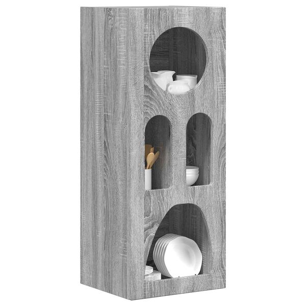 vidaXL Serv&iacute;rovac&iacute; skř&iacute;ň &Scaron;ed&aacute; Sonoma 40 x 35 x 100.5 cm