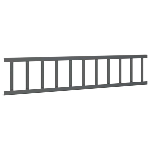 vidaXL Stře&scaron;n&iacute; z&aacute;chytn&iacute;k sněhu Antracit 100 x 2,5 x 20 cm Ocel