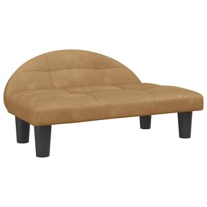 vidaXL Pel&iacute;&scaron;ek pro psy hněd&yacute; 70 x 52 x 30 cm samet
