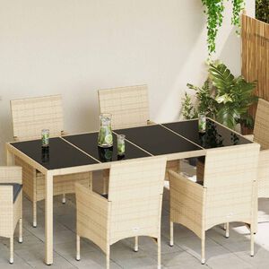 vidaXL Deska stolu 4 pcs Čern&aacute; tvrzen&eacute; sklo