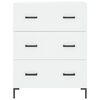 vidaXL Skř&iacute;ň highboard b&iacute;l&aacute; 69,5 x 34 x 180 cm kompozitn&iacute; dřevo