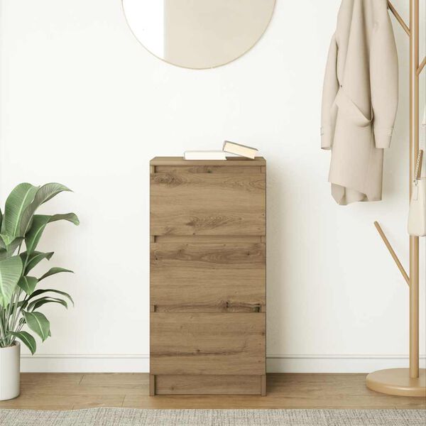 vidaXL Př&iacute;born&iacute;k dub artisan 37,5x35x76 cm kompozitn&iacute; dřevo