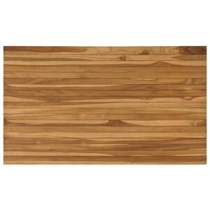 vidaXL Deska stolu 120 x 70 x 3,5 cm Obd&eacute;ln&iacute;kov&yacute; Pevn&eacute; teakov&eacute; dřevo
