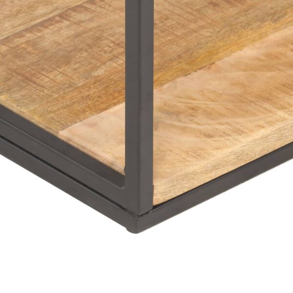 vidaXL Knihovna 80 x 30 x 180 cm hrub&eacute; mangovn&iacute;kov&eacute; dřevo