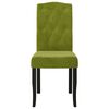 vidaXL J&iacute;deln&iacute; židle 2 ks světle zelen&eacute; samet