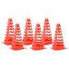 vidaXL Fotbalov&eacute; kužely 6 ks stohovateln&eacute; oranžov&eacute; 13 x 13 x 22,5 cm