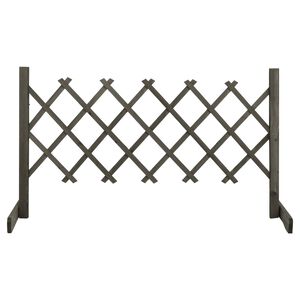 vidaXL Zahradn&iacute; trel&aacute;žov&yacute; plot &scaron;ed&yacute; 120 x 60 cm masivn&iacute; jedle