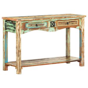 vidaXL Konzolov&yacute; stolek 120 x 40 x 75 cm masivn&iacute; recyklovan&eacute; dřevo