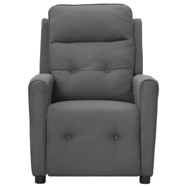 vidaXL Zvedac&iacute; mas&aacute;žn&iacute; křeslo světle &scaron;ed&eacute; textil