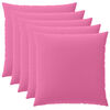 vidaXL Povlak na pol&scaron;t&aacute;ř 6 pcs HEERLEN Růžov&aacute; 65 x 65 cm Polyester