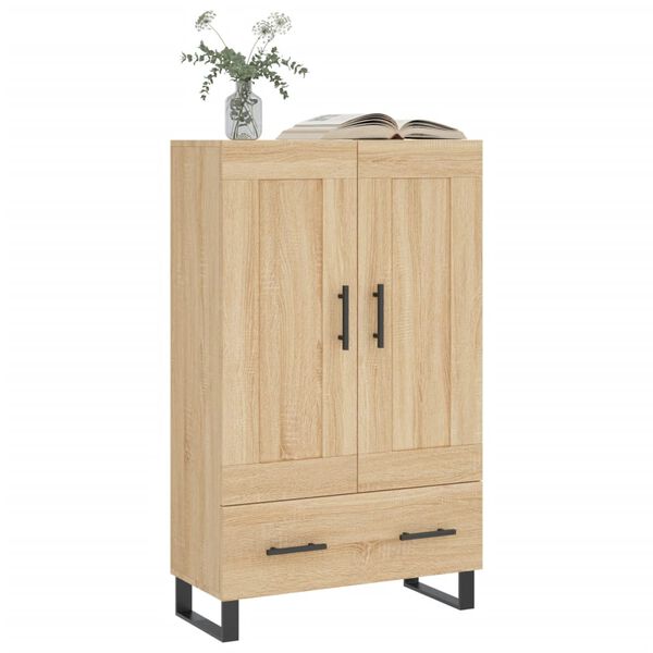 vidaXL Skř&iacute;ň highboard dub sonoma 69,5 x 31 x 115 cm kompozitn&iacute; dřevo