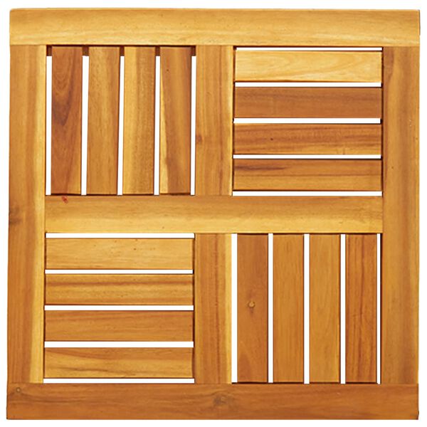 vidaXL Stoln&iacute; deska 50 x 50 x 2 cm čtvercov&aacute; masivn&iacute; ak&aacute;ciov&eacute; dřevo