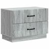 vidaXL Nočn&iacute; skř&iacute;ňka &Scaron;ed&aacute; sonoma 62 x 34,5 x 44,5 cm Kompozitn&iacute; dřevo