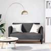 vidaXL Loveseat Sofa tmavě &scaron;ed&eacute; 109 cm man&scaron;estrov&aacute; tkanina