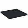 vidaXL Sprchov&yacute; z&aacute;kladn&iacute; t&aacute;c s tečkami 80 x 80 x 4 cm ABS Čern&aacute;