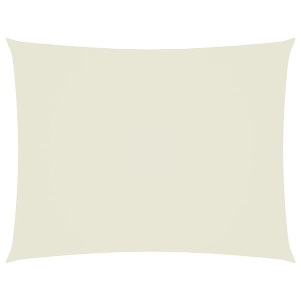 vidaXL Stínící plachta oxfordská látka obdélníková 5 x 7 m krémová