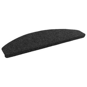 vidaXL Samolepic&iacute; schodov&eacute; rohože 15 ks 80 x 28 x 3,5 cm Čern&aacute;