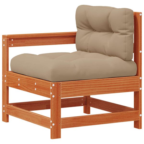 vidaXL Zahradn&iacute; lounge set 6 pcs Voskově Hněd&aacute; Masivn&iacute; borovice