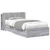 vidaXL R&aacute;m postele s &uacute;ložn&yacute;m prostorem &Scaron;ed&yacute; Sonoma 75 x 190 cm