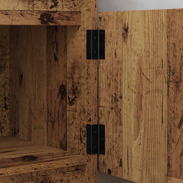 vidaXL Z&aacute;věs 12 pcs Čern&aacute; 38 x 17 x 60 mm Železo