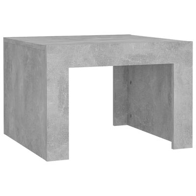 vidaXL Konferenční stolek betonově šedý 50 x 50 x 35 cm dřevotříska