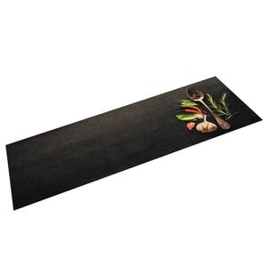 vidaXL Kuchyňsk&yacute; koberec omyvateln&yacute; Kořen&iacute; 45 x 150 cm samet