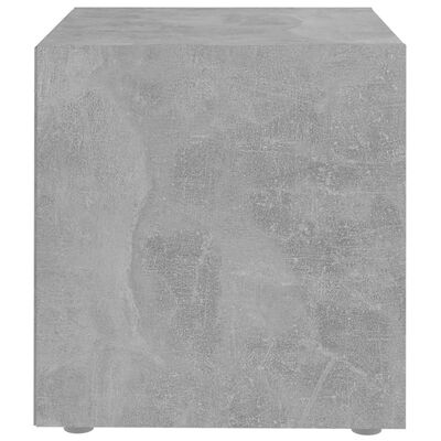 vidaXL TV stolek betonově šedý 37 x 35 x 37 cm dřevotříska