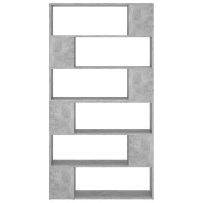 vidaXL Knihovna / dělicí stěna betonově šedá 100 x 24 x 188 cm