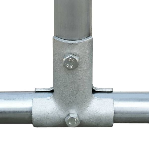 vidaXL Venkovn&iacute; klec pro kuřata z pozinkovan&eacute; oceli 2 x 2 x 1,92 m