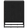 vidaXL Nočn&iacute; stolek Čern&yacute; dub 39,5 x 30 x 50 cm kompozitn&iacute; dřevo