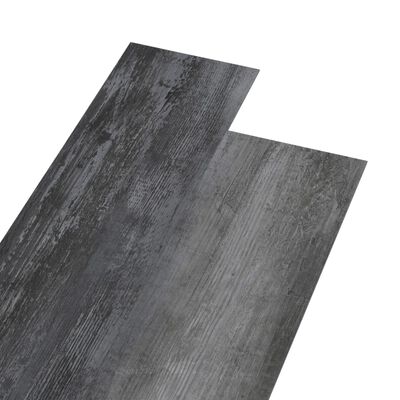 vidaXL Nesamolepicí PVC podlahová prkna 5,26 m² 2 mm lesklá šedá